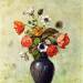 Anemones and Poppies in a Vase